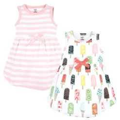 Touched By Nature Baby And Toddler Girl Organic Cotton Short-Sleeve And Long-Sleeve Dresses, Popsicle -Baby Nest Deals Store GUEST b7f37b7e e895 4665 9b6c a21c4299e749