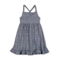 Hope & Henry Girls' Organic Cotton Sleeveless Knit Flounce Sundress, Infant -Baby Nest Deals Store GUEST b8f262e2 07c4 4a7c 8f9d 687b33f3dc7a