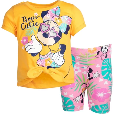 Mickey Mouse & Friends Minnie Mouse Baby Girls Graphic T-Shirt And Shorts Outfit Set Infant 12 Mickey Mouse & Friends Minnie Mouse Baby Girls Graphic T-Shirt And Shorts Outfit Set Infant - Image 12