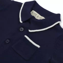 Hope & Henry Baby Boy's 2-Piece Polo Sweater Set