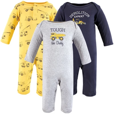 Hudson Baby Infant Boys Cotton Coveralls, Construction 5 Hudson Baby Infant Boys Cotton Coveralls, Construction - Image 5