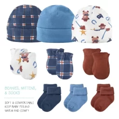 The Peanutshell Yellowstone 16-Piece Newborn Baby Layette Gift Set In Blue/Red, 0-3 Months 9 The Peanutshell Yellowstone 16-Piece Newborn Baby Layette Gift Set In Blue/Red, 0-3 Months -Baby Nest Deals Store GUEST c0b5e71c b1c9 4739 bc3e 0469d30fd37a