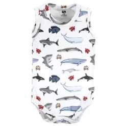 Hudson Baby Infant Boy Cotton Sleeveless Bodysuits, Boy Sea Creatures -Baby Nest Deals Store GUEST c2ac3404 10ac 476d 8d0a f7cccbd6daa8