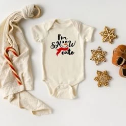 The Juniper Shop I'm Snow Cute Baby Bodysuit