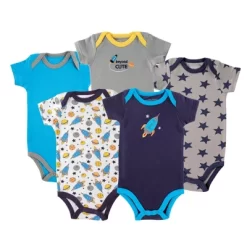 Luvable Friends Baby Boy Cotton Bodysuits 5pk, Rocket -Baby Nest Deals Store GUEST c541ff15 becc 4318 acaa f6a4aabade9b