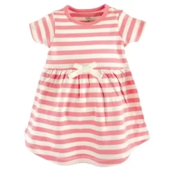 Touched By Nature Baby And Toddler Girl Organic Cotton Short-Sleeve Dresses 2pk, Tulip -Baby Nest Deals Store GUEST c6d394d6 f43d 4b35 8256 239f65a4fb52