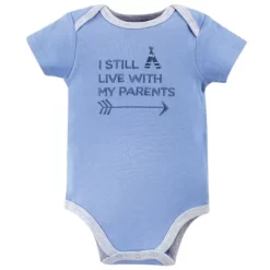 Luvable Friends Baby Boy Cotton Bodysuits 5pk, Mama -Baby Nest Deals Store GUEST c6d6eace 161d 4d36 ad3c 4418b3d20b4e