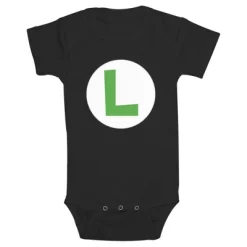 Infant's Nintendo Luigi Circle Icon Onesie -Baby Nest Deals Store GUEST ca35463d b216 4035 9c9f 45f94a3e8b00