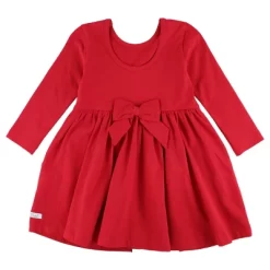 RuffleButts Baby Girls Long Sleeve Twirl Dress