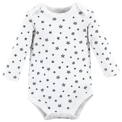 Hudson Baby Infant Boy Cotton Long-Sleeve Bodysuits, Mom Dad Moon Back 3 Hudson Baby Infant Boy Cotton Long-Sleeve Bodysuits, Mom Dad Moon Back - Image 3