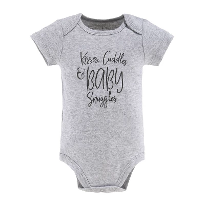 The Peanutshell Baby Girl Short Sleeve Bodysuits, 5-Pack, Purple/Grey/Mint, Newborn To 24 Months 5 The Peanutshell Baby Girl Short Sleeve Bodysuits, 5-Pack, Purple/Grey/Mint, Newborn To 24 Months - Image 5