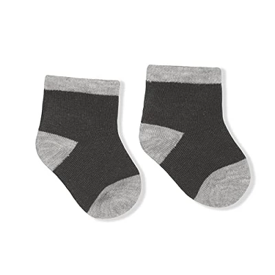 Warner Bros Boy's 4-Pack Batman Short Sleeve Baby Bodysuit Creeper, Casual Shorts, Cap And Matching Socks For Infant 2 Warner Bros Boy's 4-Pack Batman Short Sleeve Baby Bodysuit Creeper, Casual Shorts, Cap And Matching Socks For Infant - Image 2