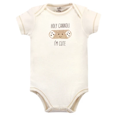 Touched By Nature Organic Cotton Bodysuits 5pk, Pizza 4 Touched By Nature Organic Cotton Bodysuits 5pk, Pizza - Image 4