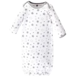 Hudson Baby Infant Cotton Long-Sleeve Gowns 4pk, Star And Moon, 0-6 Months -Baby Nest Deals Store GUEST d5999df3 0843 4c78 a5f1 6a6fa7c11417