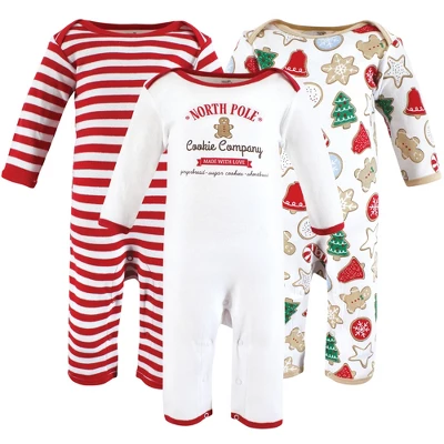 Touched By Nature Unisex Baby Organic Cotton Coveralls, Christmas Cookies 5 Touched By Nature Unisex Baby Organic Cotton Coveralls, Christmas Cookies - Image 5