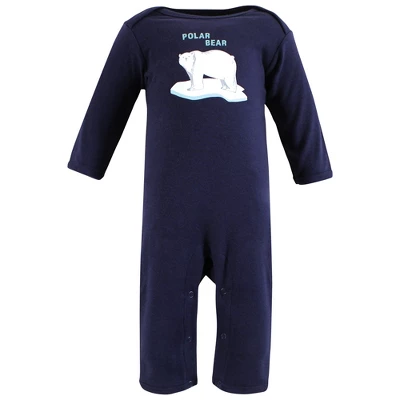 Touched By Nature Organic Cotton Coveralls, Endangered Polar Bear 2 Touched By Nature Organic Cotton Coveralls, Endangered Polar Bear - Image 2
