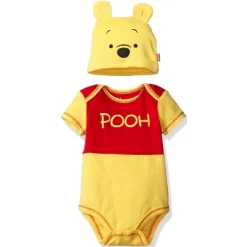 Disney Pixar Monsters Inc Incredibles Toy Story Mickey Mouse Pooh Lilo & Stitch Baby Bodysuit And Hat Set Newborn To Infant -Baby Nest Deals Store GUEST dac4059d c128 422f 9d71 bd183ec5c6c1