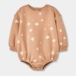 Grayson Collective Baby Star Bubble Romper - Brown -Baby Nest Deals Store GUEST dcff7826 264b 4700 b55e 86e06c18ae59