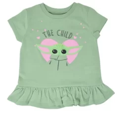 Star Wars The Mandalorian The Child Baby Girls T-Shirt And Leggings Outfit Set Infant