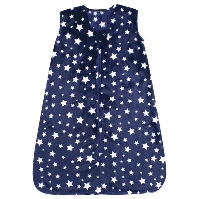 Hudson Baby Plush Sleeping Bag, Sack, Blanket, Navy Stars Sleeveless 1 Hudson Baby Plush Sleeping Bag, Sack, Blanket, Navy Stars Sleeveless