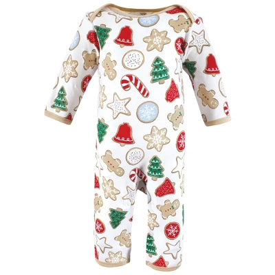 Touched By Nature Unisex Baby Organic Cotton Coveralls, Christmas Cookies 4 Touched By Nature Unisex Baby Organic Cotton Coveralls, Christmas Cookies - Image 4