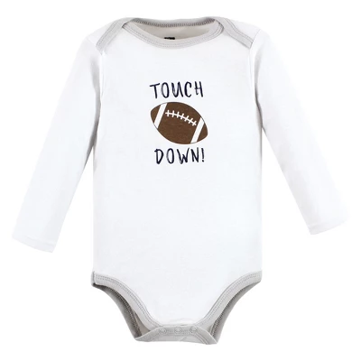 Hudson Baby Infant Boy Cotton Long-Sleeve Bodysuits, Football Buddy 4 Hudson Baby Infant Boy Cotton Long-Sleeve Bodysuits, Football Buddy - Image 4