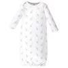 Touched By Nature Baby Organic Cotton Long-Sleeve Gowns 3pk, Little Giraffe, 0-6 Months