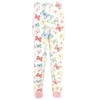 Touched By Nature Baby Girl Organic Cotton Tight-Fit Pajama Set, Butterflies
