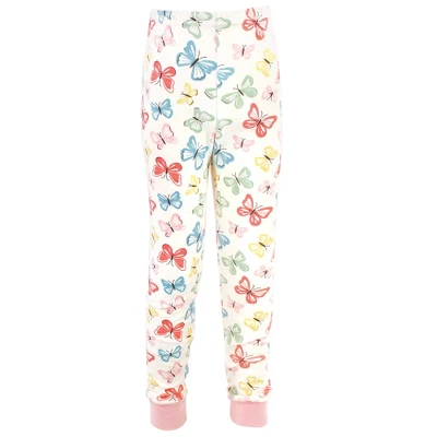 Touched By Nature Baby Girl Organic Cotton Tight-Fit Pajama Set, Butterflies 1 Touched By Nature Baby Girl Organic Cotton Tight-Fit Pajama Set, Butterflies