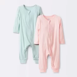 Baby Girls' 2pk Premium Romper - Cloud Island™ 8 Baby Girls' 2pk Premium Romper - Cloud Island™ -Baby Nest Deals Store GUEST ee1fd830 5397 4a6e 9483 6230454733f3