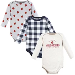Hudson Baby Infant Boy Cotton Long-Sleeve Bodysuits, Apple Orchard -Baby Nest Deals Store GUEST eec3498f 5a96 4db8 88d8 fe3fbfbef661
