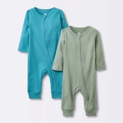 Baby 2pk Basic Wide Rib Romper - Cloud Island™ Green 5 Baby 2pk Basic Wide Rib Romper - Cloud Island™ Green -Baby Nest Deals Store GUEST f18c759b f567 4a7a 9595 bb166216d579