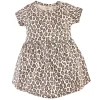 Touched By Nature Baby And Toddler Girl Organic Cotton Short-Sleeve Dresses 2pk, Leopard