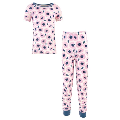 Touched By Nature Baby Girl Organic Cotton Tight-Fit Pajama Set, Blossoms 3 Touched By Nature Baby Girl Organic Cotton Tight-Fit Pajama Set, Blossoms - Image 3