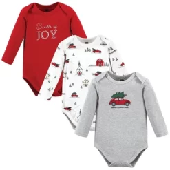 Hudson Baby Unisex Baby Cotton Long-Sleeve Bodysuits, Christmas Scene -Baby Nest Deals Store GUEST f8d3ef2e 412e 44ab a74b 03b8fcba14fa