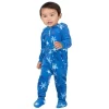 Footed Pajamas - Its A Snow Day Infant Hoodie Fleece Onesie