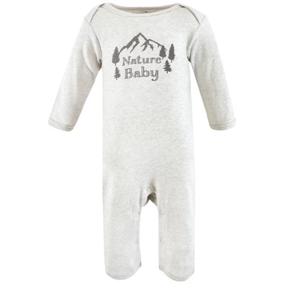 Touched By Nature Unisex Baby Organic Cotton Coveralls, Nature Baby 2 Touched By Nature Unisex Baby Organic Cotton Coveralls, Nature Baby - Image 2
