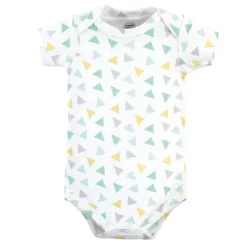 Luvable Friends Cotton Bodysuits 5pk, Unisex Basic Elephant