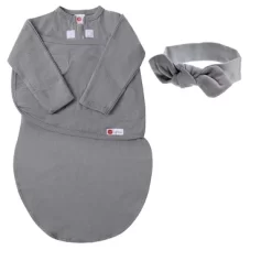 Embe Newborn Long Sleeve Swaddle Sack And Bow Headband Set (0-3 Months) -Baby Nest Deals Store GUEST ff67de17 5c33 4512 a504 421be0c08d6d